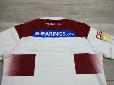Maillot De Rugby Wigan Warriors Angleterre Rare Maillot Errea Taille Maillot De Rugby Wigan Warriors Angleterre Rare Maillot Errea Taille