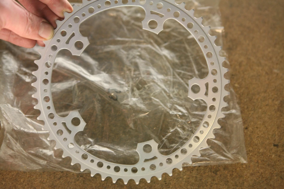 Plato perforado Sakae Ringyo SR APEX Super Light 53 dientes 144 vintage nuevo de colección Foto 4 de 4