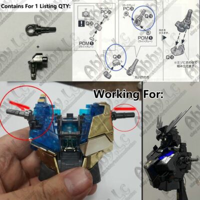 for PG 1/60 Unicorn Banshee Phenex Model Metal Replacement Repair Parts Q16 Q19