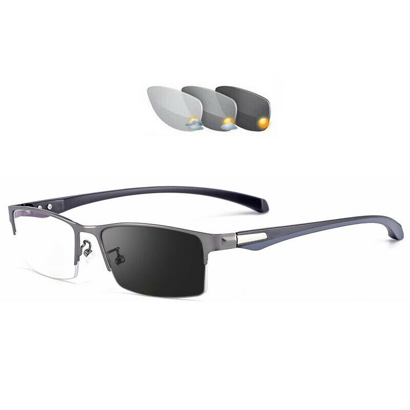 Gleitsichtbrille Mit Blaulichtfilter & Selbsttönung - Progressive Lesebrille Für Herren & Damen