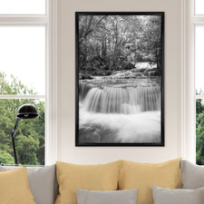 Black Picture Frame  Rounded Poster Decorative Wall Frame 22" X 34"