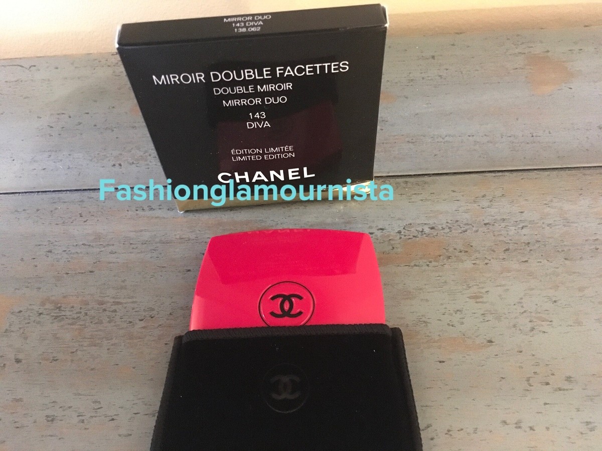 Bnib Chanel 3 Essential Brushes Set And Compact Mirror Set! Diva
