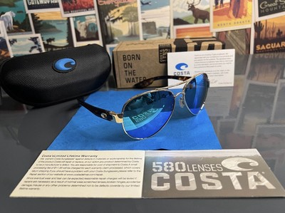 Costa Del Mar Southpoint Sunglasses Blue Lens Leopard/gold Frame