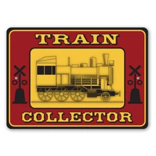 Classic Train Collector Metal Sign