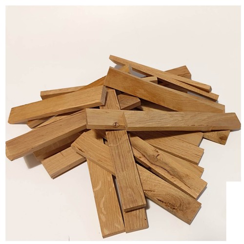 Bloques de construcción de madera de roble sin tratar medidas 160 x 23 x 8 mm bloques de construcción de la UE - Imagen 5 de 36