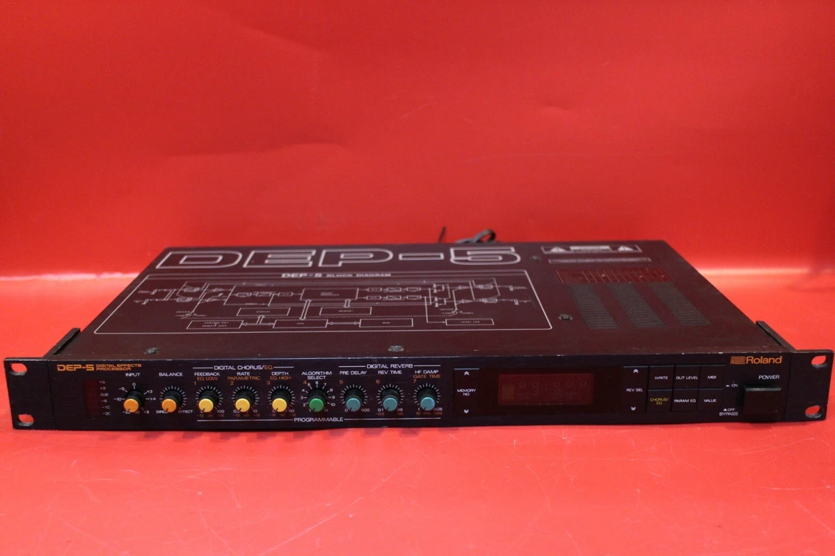 USED Roland DEP-5 DEP 5 Digital Effects Processor Rack Vintage U904 200414