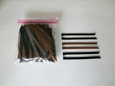 Crafting LEATHER Small Strips 7.5 oz. Bag GENUINE LEATHER 3/8" Wide, 6" Long NEW