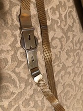 vintage 1970  s metallic belt gold tone