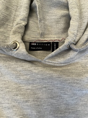 Asos Ladies Grey Hoodie Size UK 6 - Picture 5 of 7