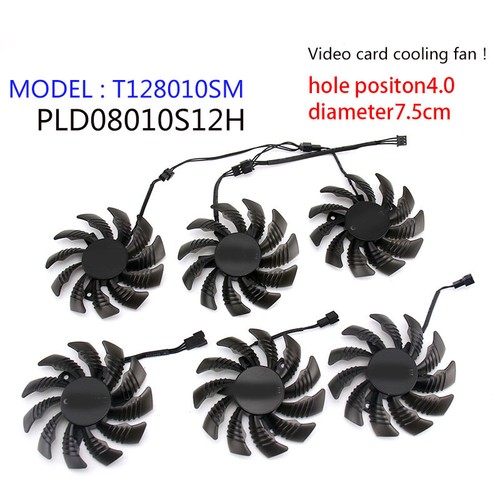 75mm PLD08010S12H T128010SM for GIGABYTE GTX970 Graphics Card Cooling fan 3pin - Picture 1 of 2
