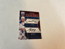 2009-10 UPPER DECK BAP DUAL SIGNATURES MATT GILROY MARC STAAL AUTOS RANGERS