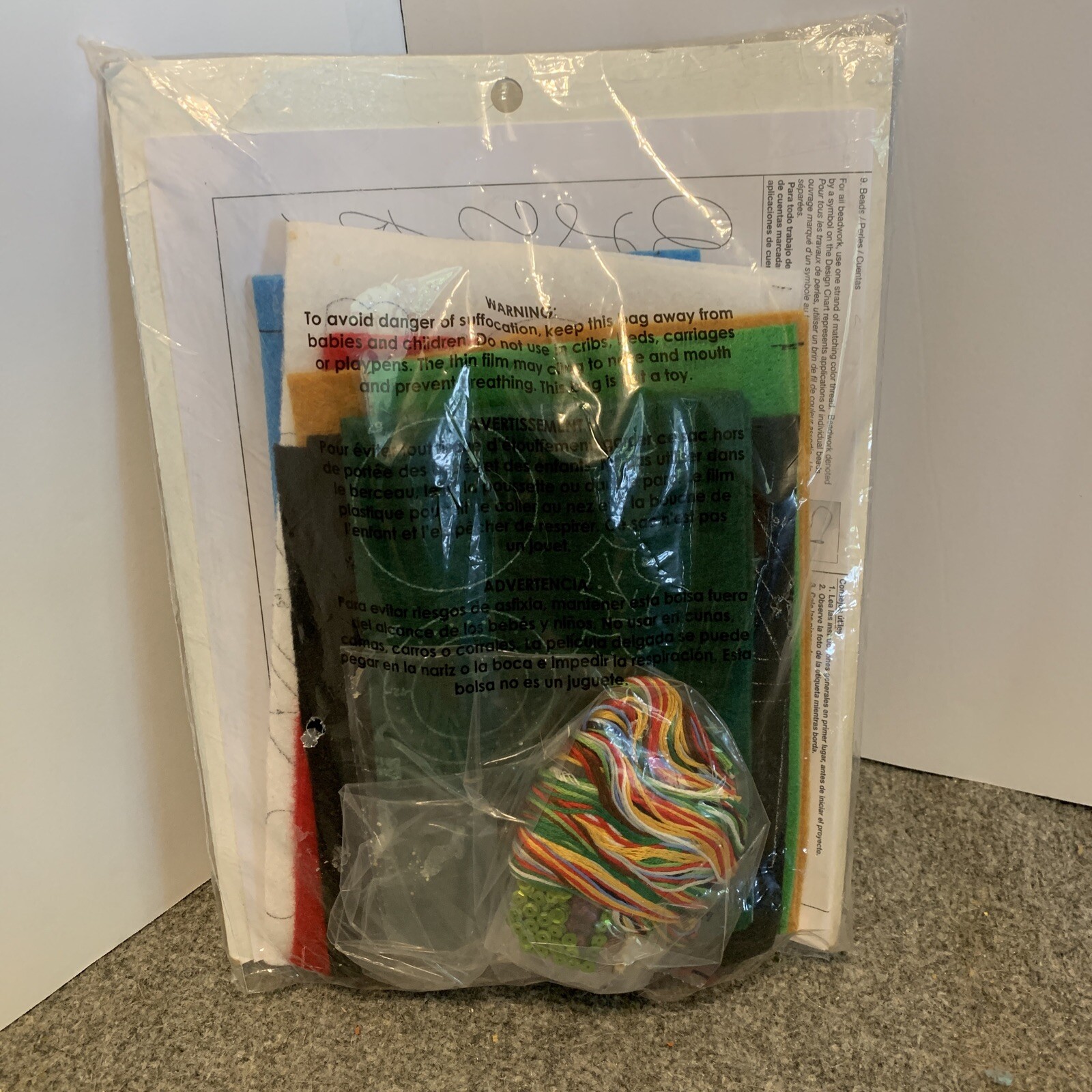 Plaid Bucilla Candy Express 18"Felt Stocking Kit 86147 New In Package