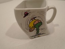 Golf Coffee Mug Funny "The Results of Over-Swing" Twisted 1991 Golf Gifts