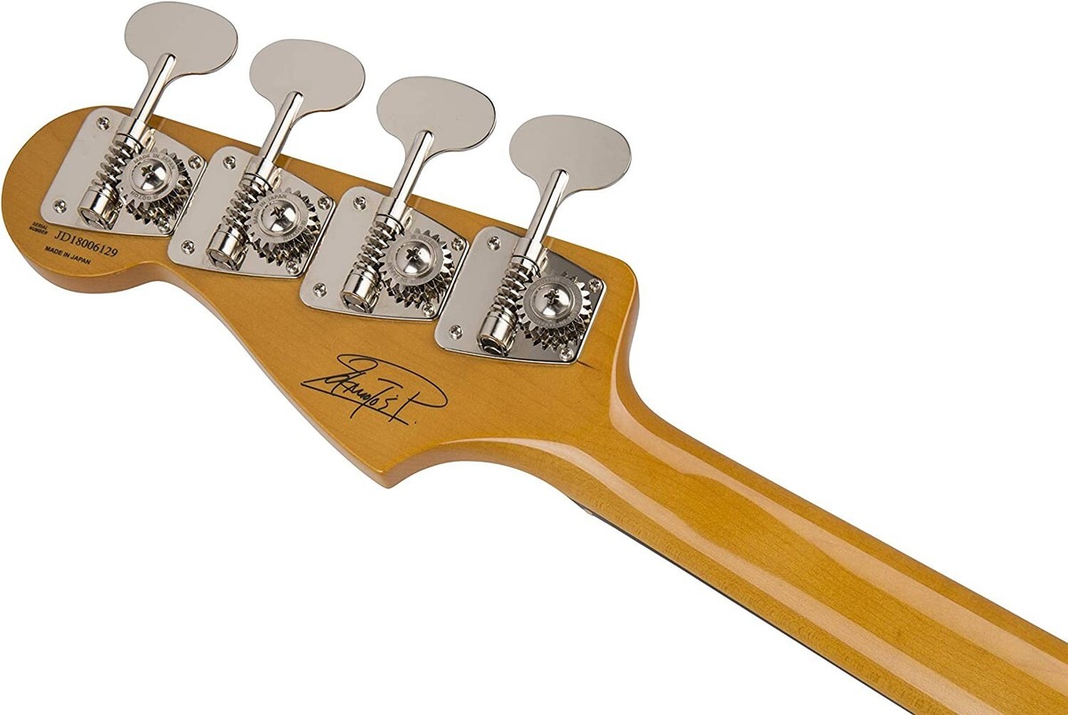 Fender HAMA OKAMOTO Precision Bass Olympic White Red Tortoiseshell