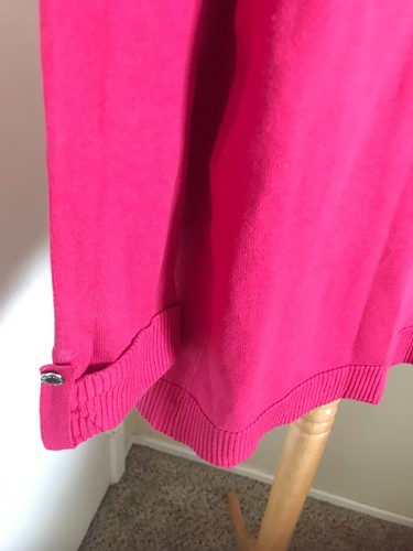 Jones Studio Fuschia Pink S Long Sleeves Cardigan - Picture 6 of 9