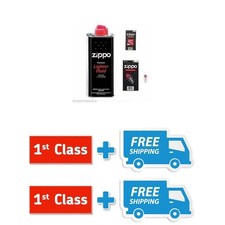 ZIPPO PETROL FUEL LIGHTER FLUID OR 6 FLINTS OR 1 WICK - GENUINE PRODUCTS OPTIONS