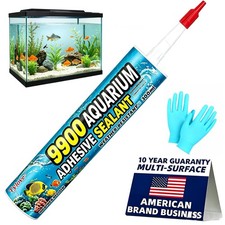 9900 Aquarium Sealant Waterproof Non-Toxic Silicone for Fish Tank Glass Re...