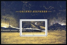 FRANCE 2023 TRANSPORT Railroad Vehicles. Trains ORIENT EXPRESS - S/S MNH