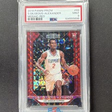 Panini 2018-19 Prizm Mosaic Red #89 Shai Gilgeous-Alexander RC PSA 9