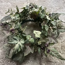 Faux Plant Candle Ring