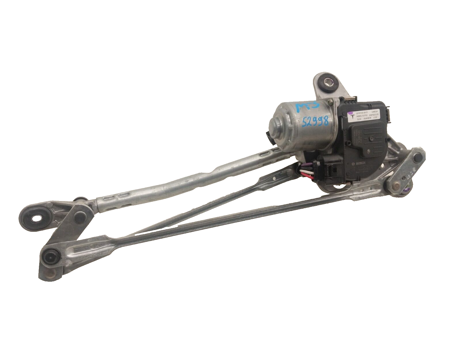 ⭕ 17-23 Tesla Model 3 Front Windshield Wiper Motor Linkage Module 1076725-00-D