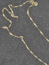 14kt Gold 24 Inch Dainty Twist Chain