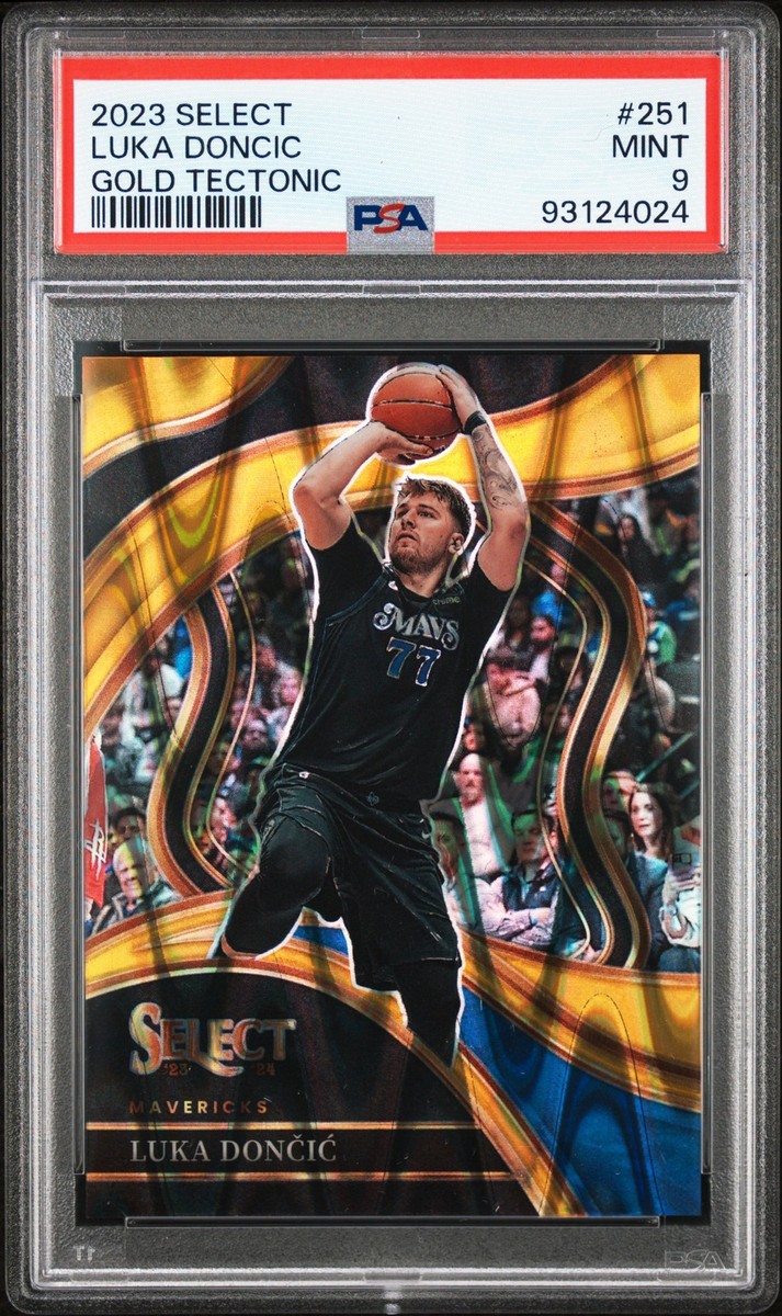 2023 PANINI SELECT GOLD TECTONIC #251 LUKA DONCIC 3/10 PSA 9 | eBay