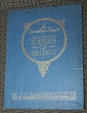 VTG 1931 Shipbuilder Souvenir Number Canadian Pacific S.S. EMPRESS OF BRITAIN
