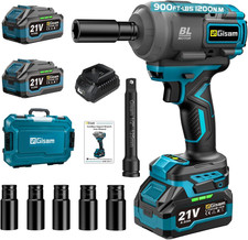 Cordless Impact Wrench 900ft-lb 1200n.m Max Torque Brushless Electric Impact