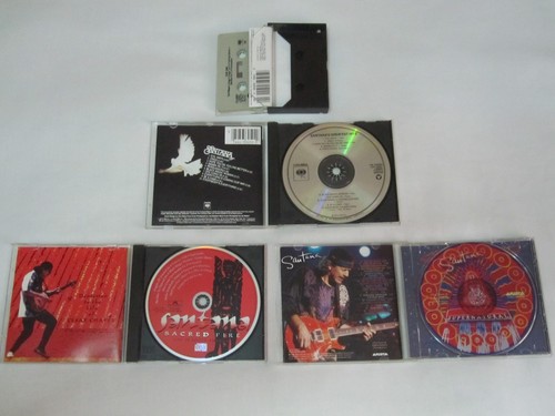 Santana Guitar Legend Collection: 3 CD Albums + 1 Cassette = Classic Rock Bundle - Picture 3 of 15