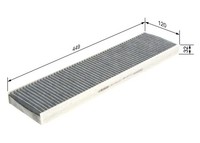 Innenraumfilter Bosch 1 987 435 537 Aktivkohlefilter FüR Mini Clubman Countryman