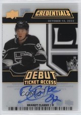 2024 Credentials 2024-25 Upper Deck Update 84/99 Brandt Clarke #DTA-BC Auto 1f9q