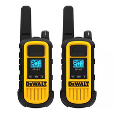 Dewalt Dxfrs800 Heavy Duty 2 Watt Walkie Talkies 2 Pack