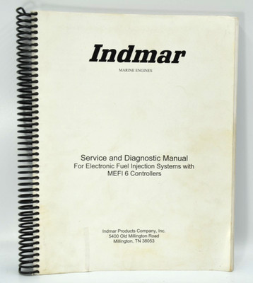 INDMAR Marine Engines Service & Diagnostic Manual w/Electronic Injection Systems