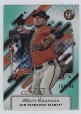2025 Topps Pristine Aqua Refractor 157/199 Matt Chapman #236 1fx9