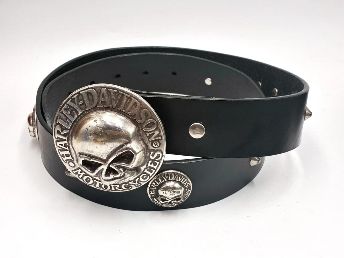 Harley-Davidson Leather Skull Belts for Men for sale | eBay