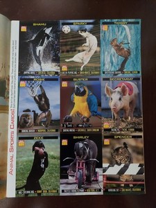 Shamu Animal Athletes 1998 Sports Illustrated Kids SI 9 UNCUT MINT CARD SHEET
