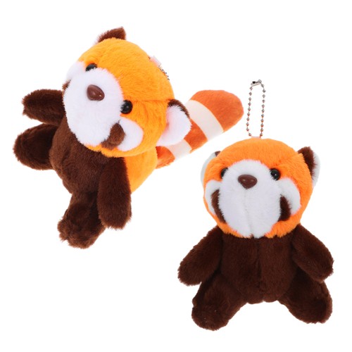 2 Pcs Plush Toy Pendant Cute Animal Keychain Keyring Charm Bag Charms - Picture 12 of 12