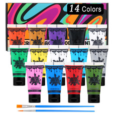 14 Colors Face Body Paint Set Cream Makeup 20Ml Water Based Face Painting Specia