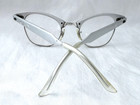 Vintage ARTCRAFT Aluminum CAT EYE Eyeglasses Frame Circa 1960's w/ Retro Case — photo 7