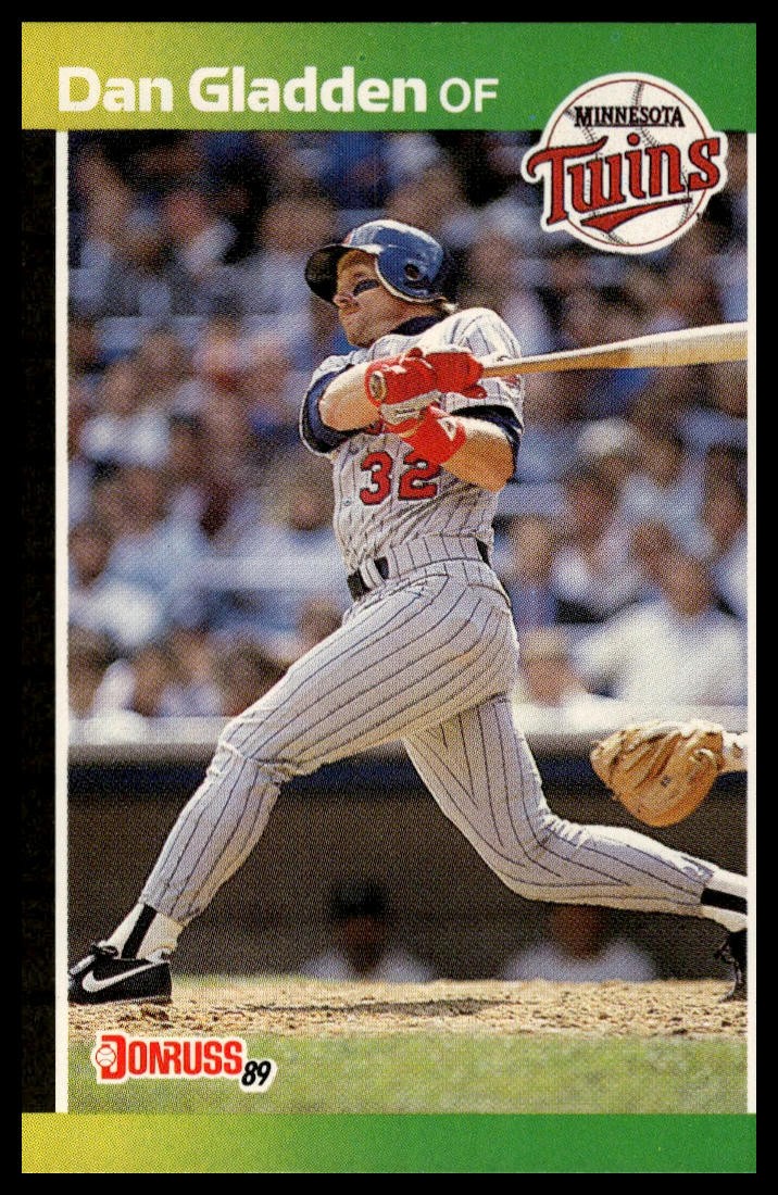 1989 Donruss #391 Dan Gladden
