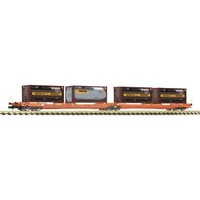 Fleischmann 6660052 N Doppeltaschen-Gelenkwagen T3000E Wascosa Vi Bertschi Neu