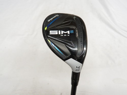 Used TaylorMade SIM 2 Max 22* 4 Hybrid 4h Fujikura Ventus 5A Seniors flex SIM2
