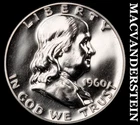 1960 Franklin Half Dollar- Silver- Choice Gem Proof Luster- No Reserve #J9373