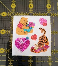 Vintage Stickers Sandylion Disney Winnie The Pooh Hearts Prism Sticker Mod