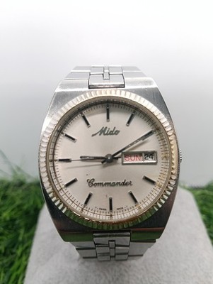 NICE MIDO COMMANDER MODEL 8017-1 AUTOMATIC 25 JEWELS SWISS MADE GENT WATCH