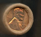 1956 D Lincoln Cent OBW Original Bank Wrap Uncirculated Roll * No Reserve *