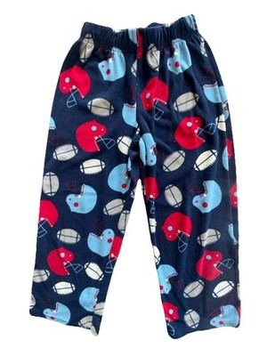 Cherokee YS Fleece Boys Liesure Pants. Football Print.  EUC PreOwned.
