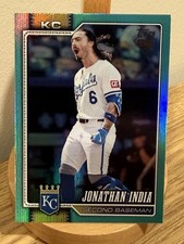 2026 Topps 75th Anniversary Aqua Rainbow Jonathan India #237 Kansas City Royals