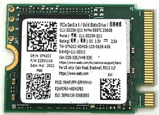 DELL 256GB M.2 NVME 2230 SOLID STATE DRIVE CL1-3D256-Q11 GREEN
